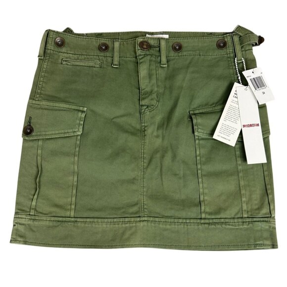Hudson Dresses & Skirts - Hudson Nell Cargo Skirt Womens Sz 24 OliveGreen Cotton Blend NWT Y2K Style *Read